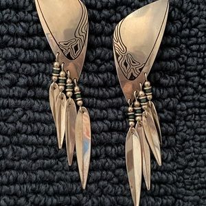 Sterling Silver and Gemstone Earrings